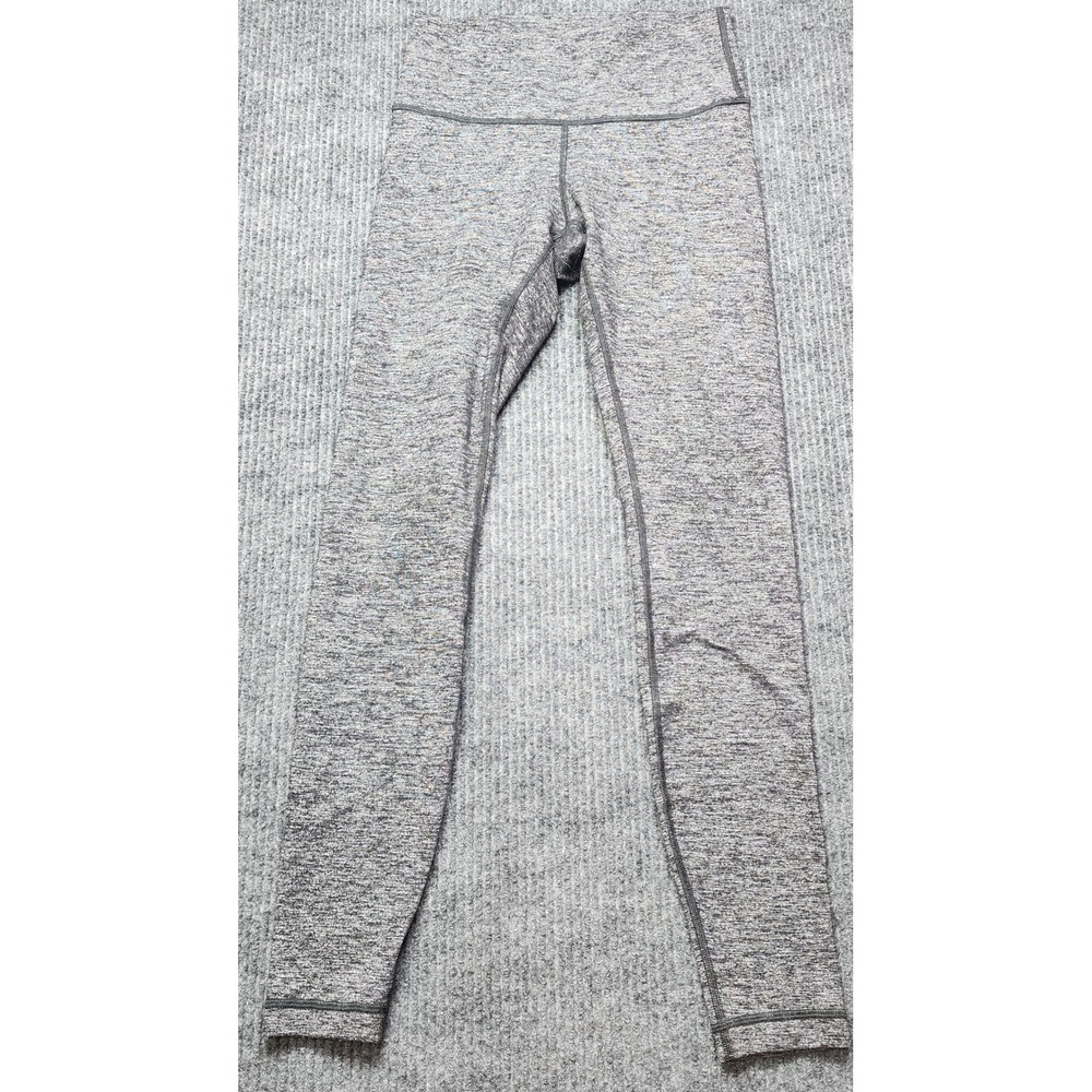 Lululemon Wunder Under High-Rise Tight Grey Space Dye Luon Leggings Size 6